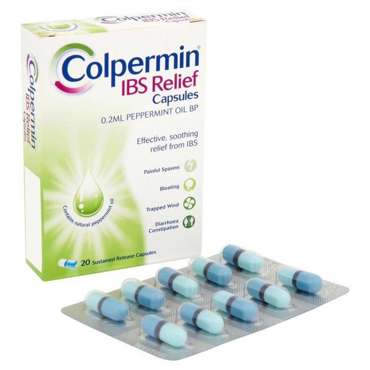 Colpermin IBS Relief Capsules x 20/100 - Mintec EasyMeds Pharmacy