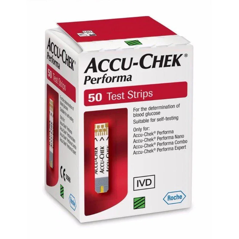 2 x 50 - Accu-Chek Performa Test Strips (100 Strips) - Accu-Chek EasyMeds Pharmacy