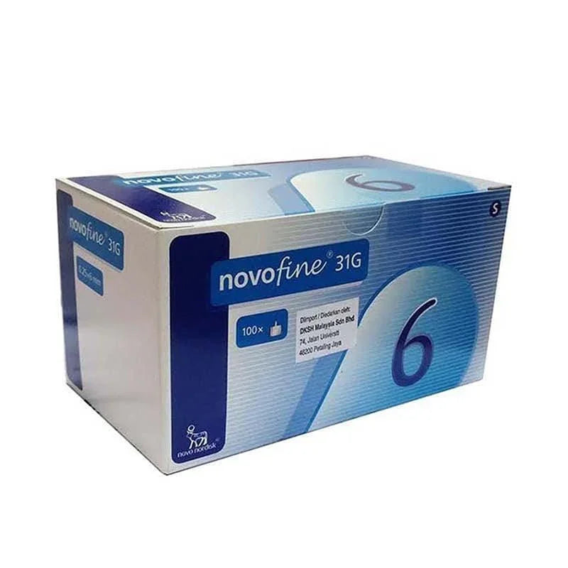 Novofine Pen Needles 6mm/8mm 31G/30G x 100 - Novofine EasyMeds Pharmacy