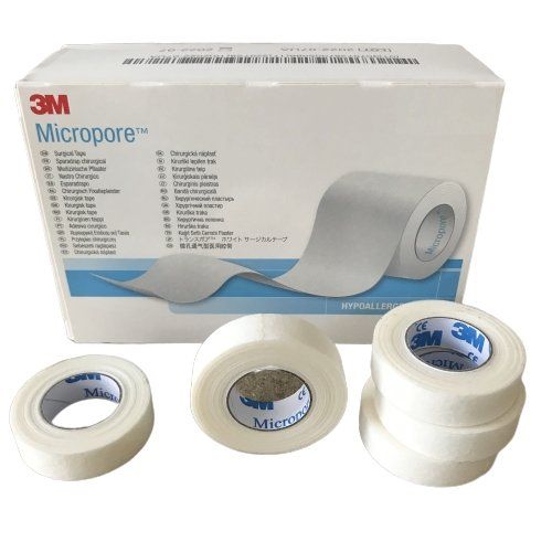 3M Micropore Hypoallergenic Surgical Tape 5cm x 9.1m - Dressings, First Aid... - 3M EasyMeds Pharmacy
