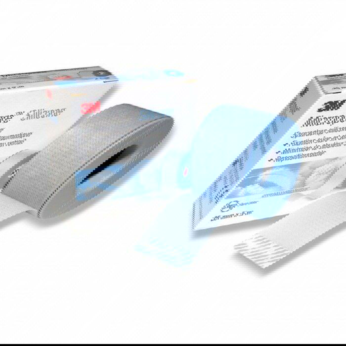 3M Micropore Silicone Adhesive Plaster 2.5cm x 5M x 6 - 3M EasyMeds Pharmacy
