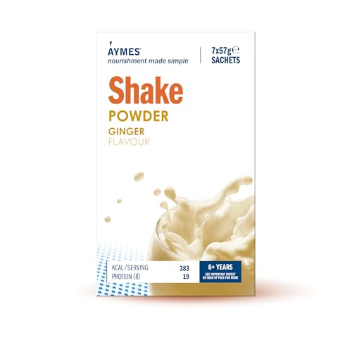 AYMES Shake Ginger / ActaSolve Shake Warm Ginger 7 x 57g x 6 Packs (42 Sachets)