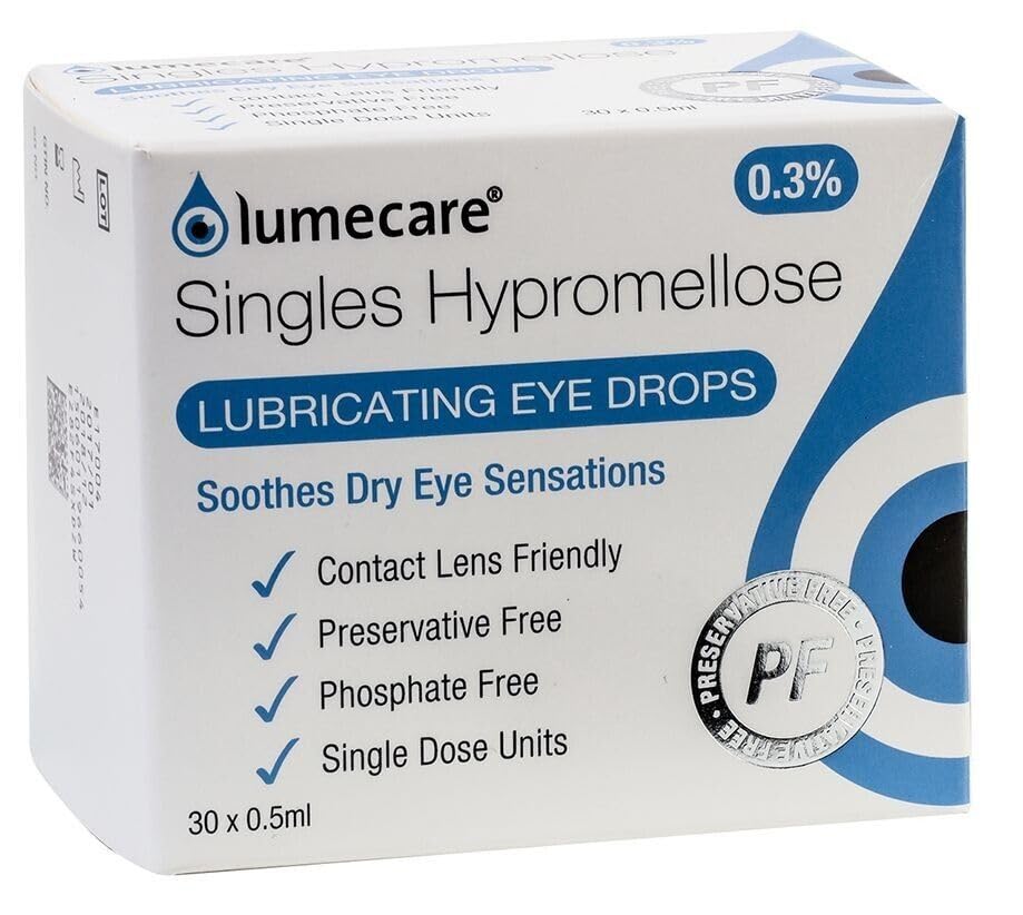 Lumecare Hypromellose Single Dose Unit Vials 0.5ml x 30 x 2 Packs