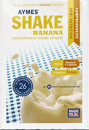 Aymes Compact Shake Nutritional Supplement Banana 7x57g Sachets