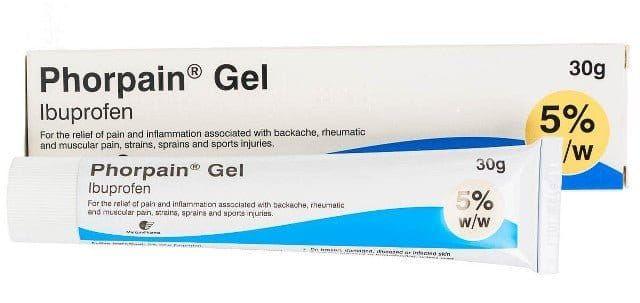 6 x Ibuprofen Gel 5% 30g | Anti-inflammatory Pain Relief - Phorpain EasyMeds Pharmacy