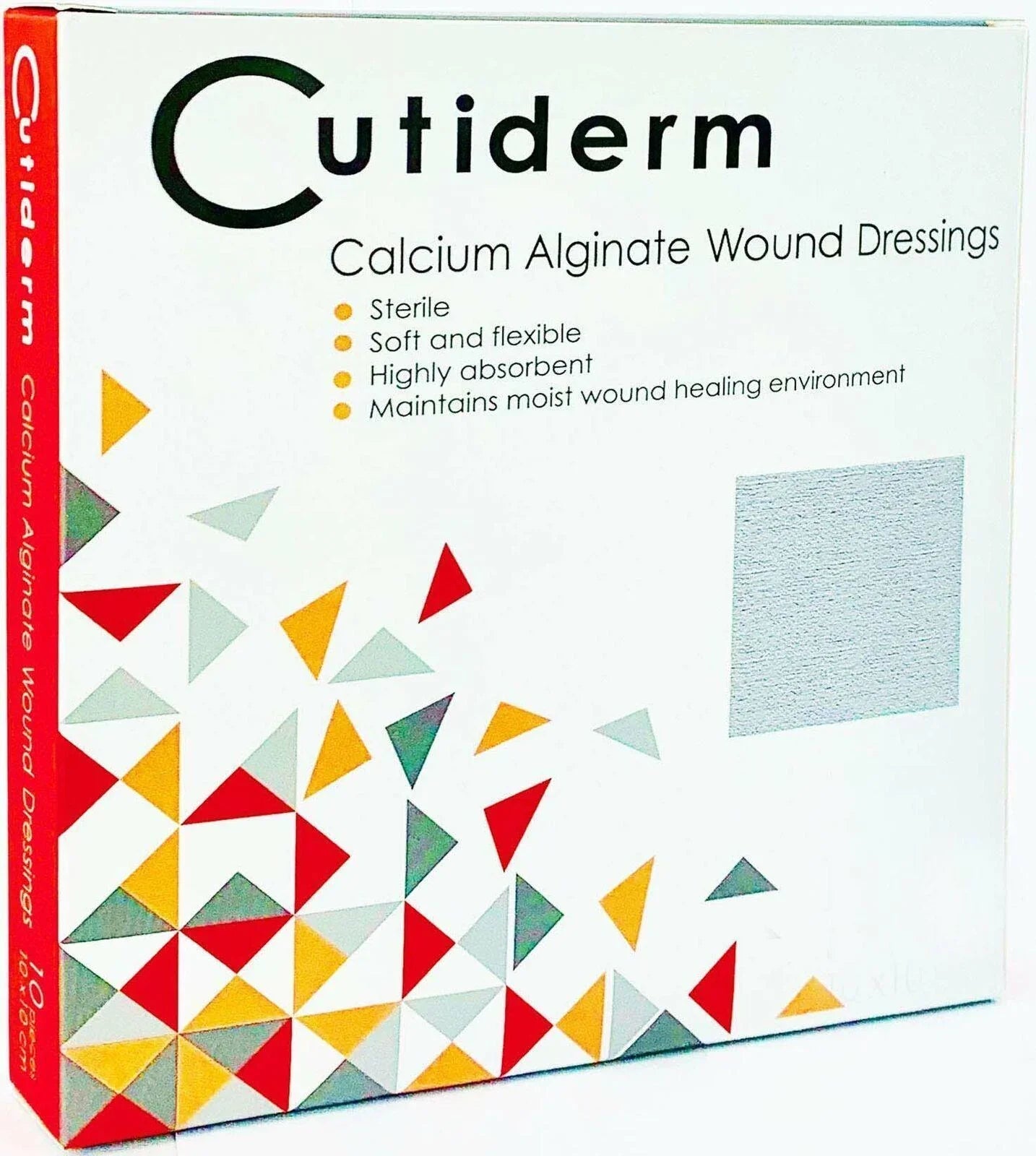 JFA Cutiderm Alginate Wound Dressing 5cm x 5cm x 10 - Cutiderm EasyMeds Pharmacy