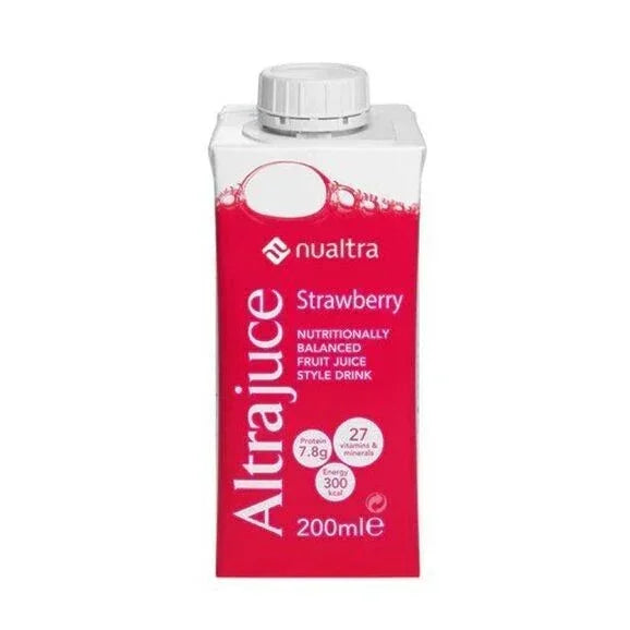 Nualtra Altrajuce High Energy Nutrional Supplement | Strawberry | 200ml x 12 - Altrajuce EasyMeds Pharmacy