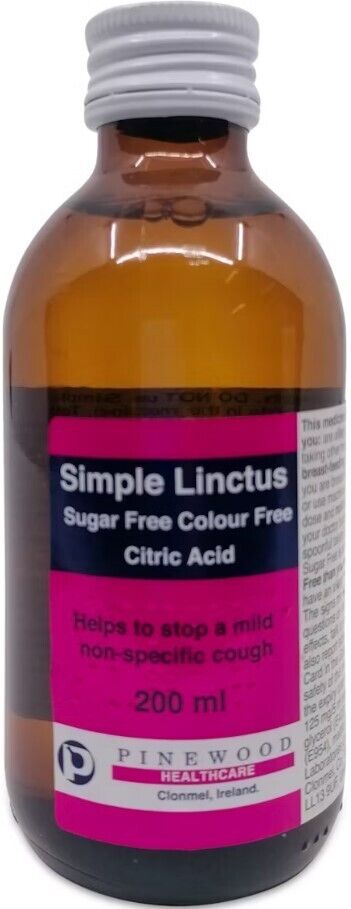 Simple Linctus Sugar Free 200ml - Generic EasyMeds Pharmacy