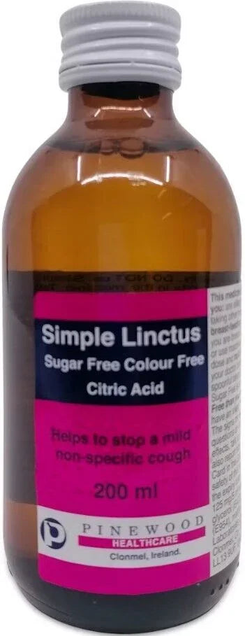 Simple Linctus Sugar Free 200ml - Generic EasyMeds Pharmacy