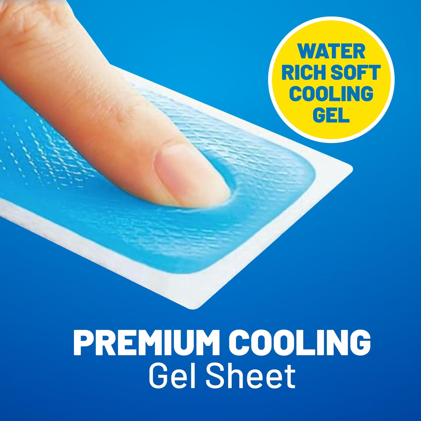 Kool n Soothe Migraine Cooling Strips - 4 Strips, blue