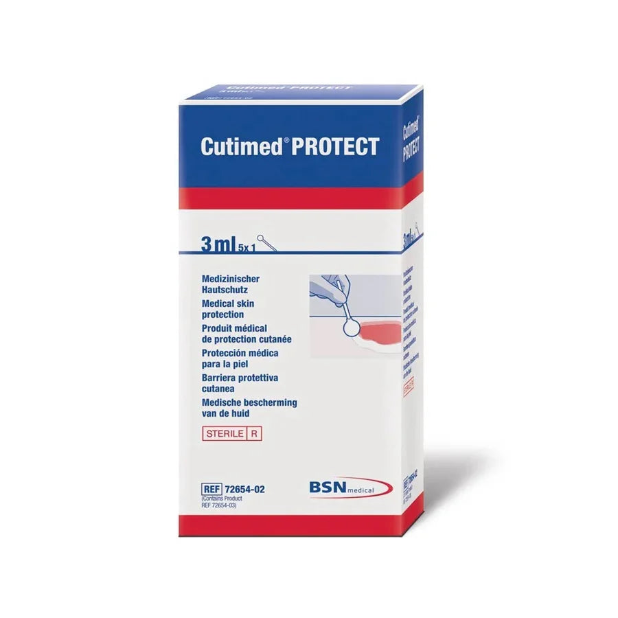 Cutimed Protect Medical Skin Protection Foam Applicators 3ml, Pack of 5