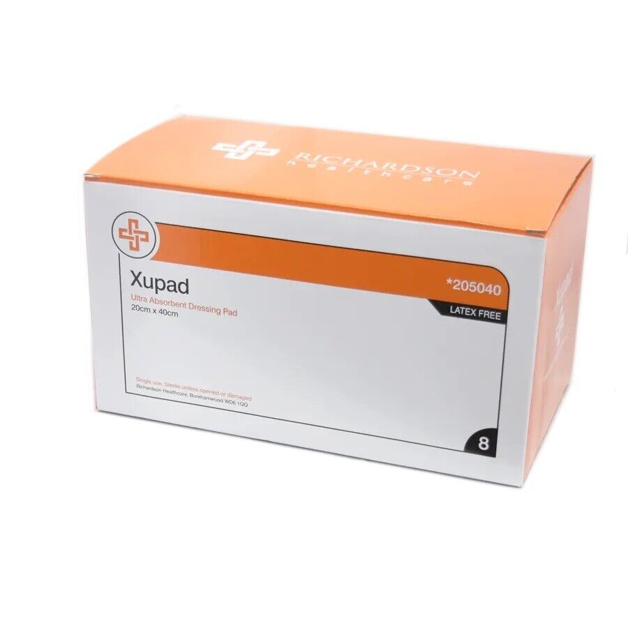 Xupad Ultra Absorbent Wound Dressing Pad 20cm x 40cm (x8) - Xupad EasyMeds Pharmacy