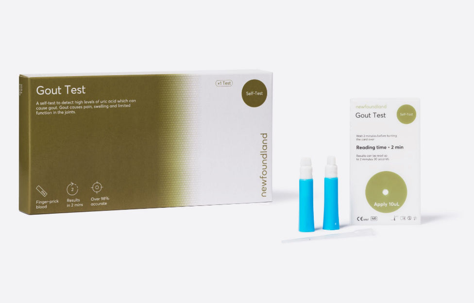 Gout Detection Test Kit | Uric Acid Buildup & Joint Pain Analysis | 99% Accurate Home Test