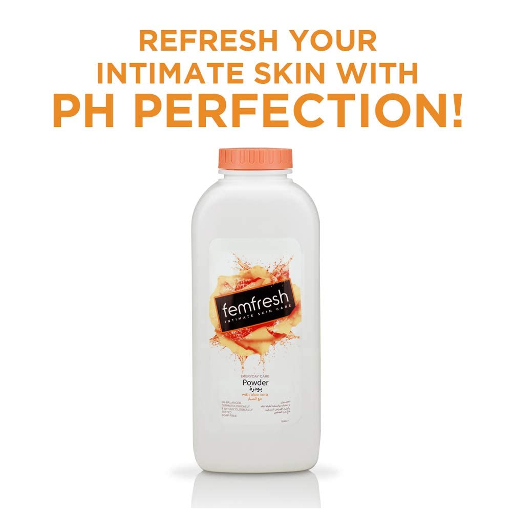 Femfresh Lightly Fragranced Absorbent Body Powder For Intimate Hygiene 200g