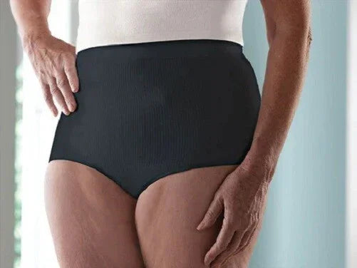 Simplicity Stoma Support Ladies Ostomy Briefs Black S/M