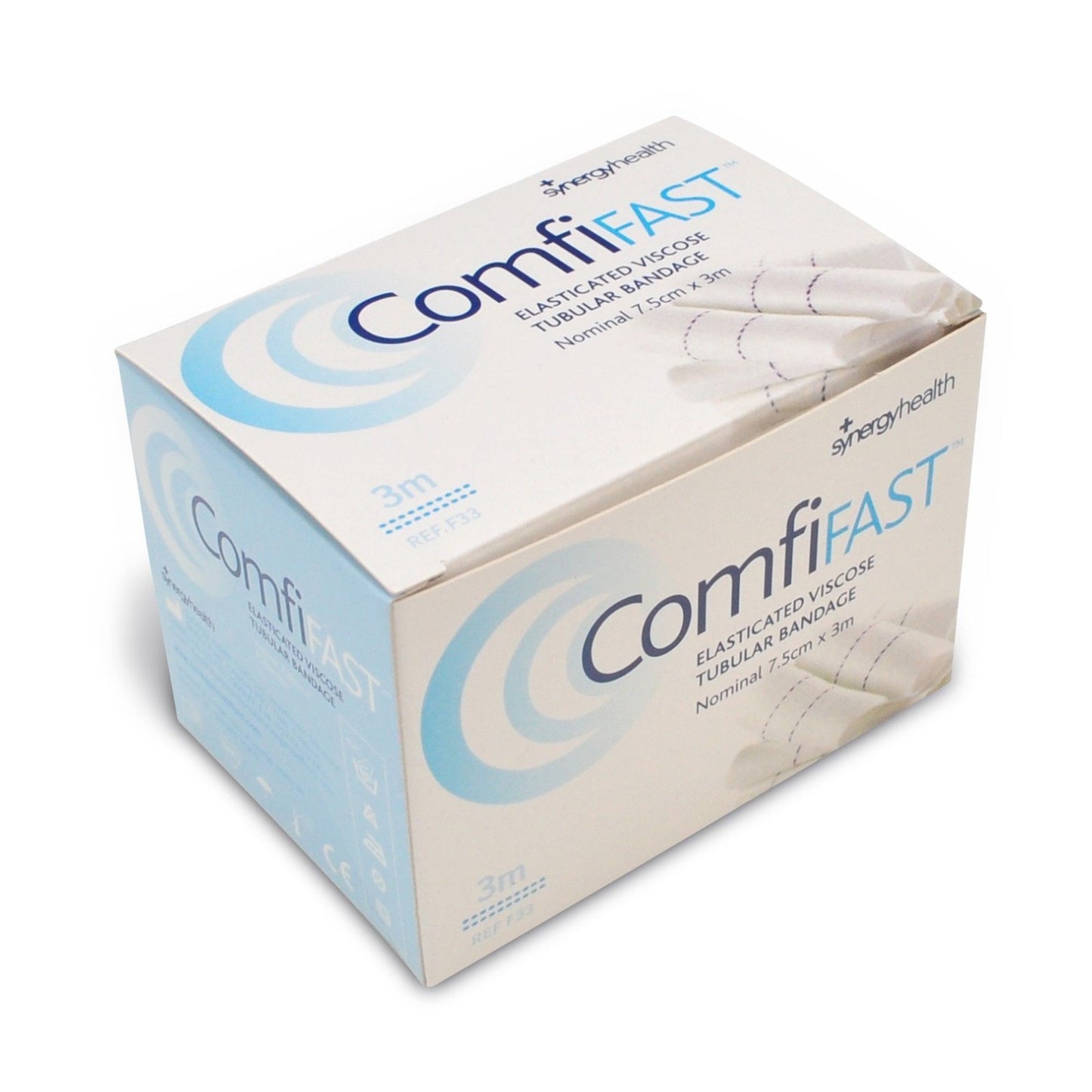 Comfifast Blue Elasticated Tubular Bandage 7.5cm x 3m