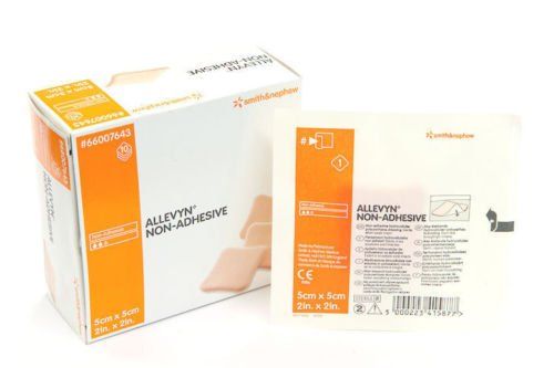 ALLEVYN Non-Adhesive 5cm x 5cm Advanced Foam Wound Dressings 66157643 - Smith & Nephew EasyMeds Pharmacy