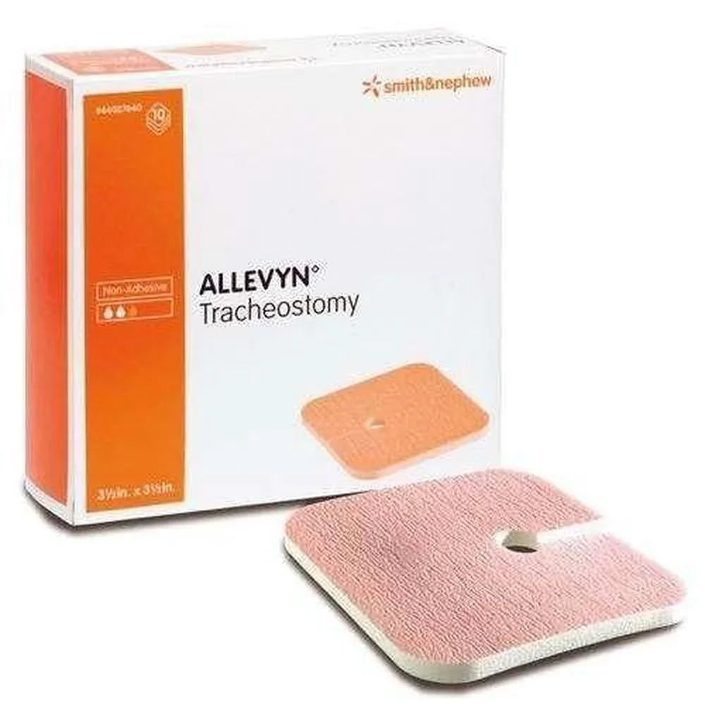 ALLEVYN Tracheostomy Non-Adhesive 9cm x 9cm Advanced Foam Wound Dressings - Smith & Nephew EasyMeds Pharmacy