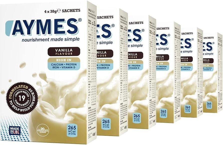 AYMES Vanilla Nutritional Shake 24 sachets (38g x 24) - Aymes EasyMeds Pharmacy