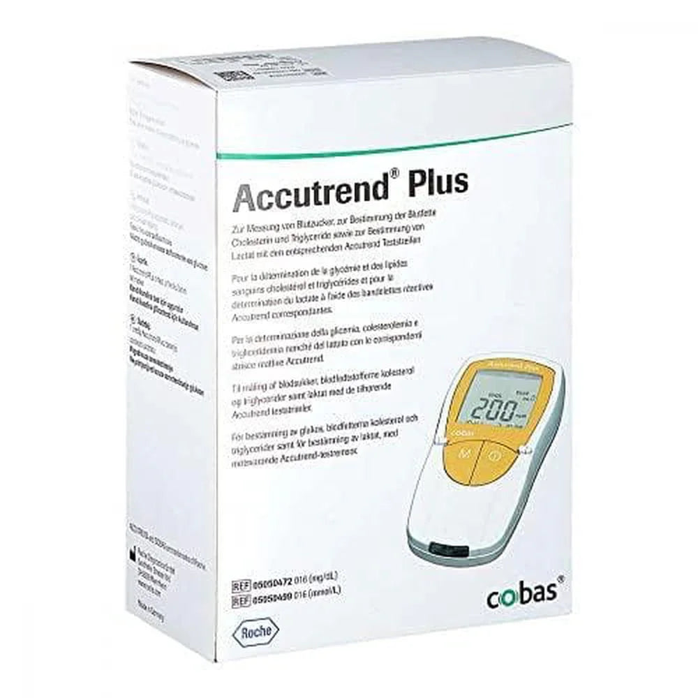Accutrend Plus Meter for Glucose, Cholesterol and Triglyceride Measurement - Roche EasyMeds Pharmacy
