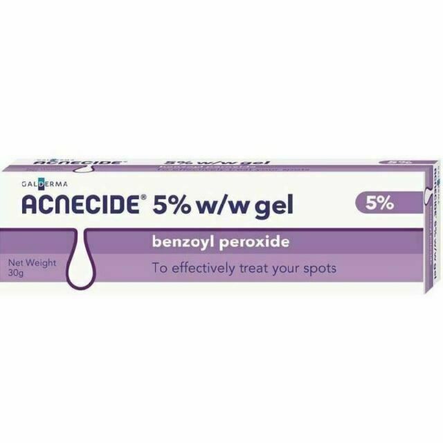 Acnecide 5% Benzyl Peroxide Gel for Acne Spots Blemish Skin Treatment x 30g - Galderma EasyMeds Pharmacy