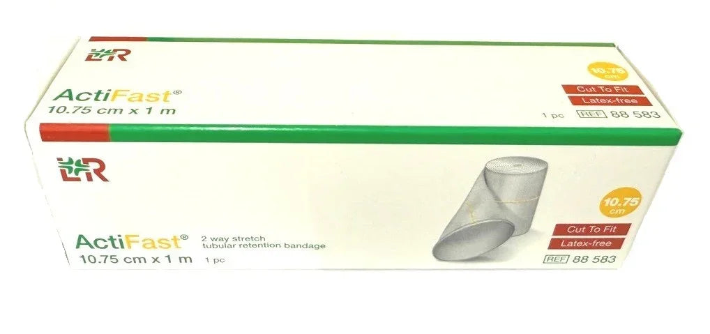 Acti-Fast Actifast Yellow Elasticated Viscose Stockinette 10.75cm x 1M x 5