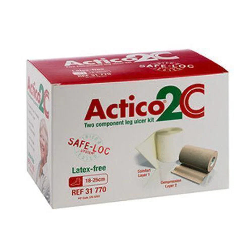 Actico 2C Latex-Free Leg Ulcer Kit Standard 18cm x 25cm x 1 - Activa EasyMeds Pharmacy