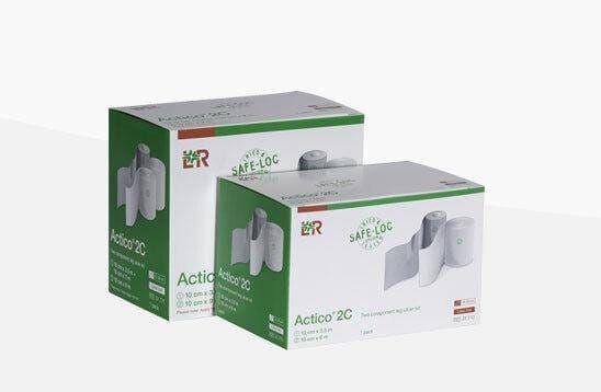 Actico 2C Two Layer Leg Ulcer Bandage Kit 18cm-25cm Standard - Actico EasyMeds Pharmacy