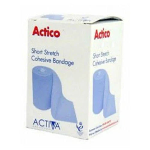 Actico Cohesive Short Stretch Compression Bandage 8cm x 6M x 3 - Actico EasyMeds Pharmacy