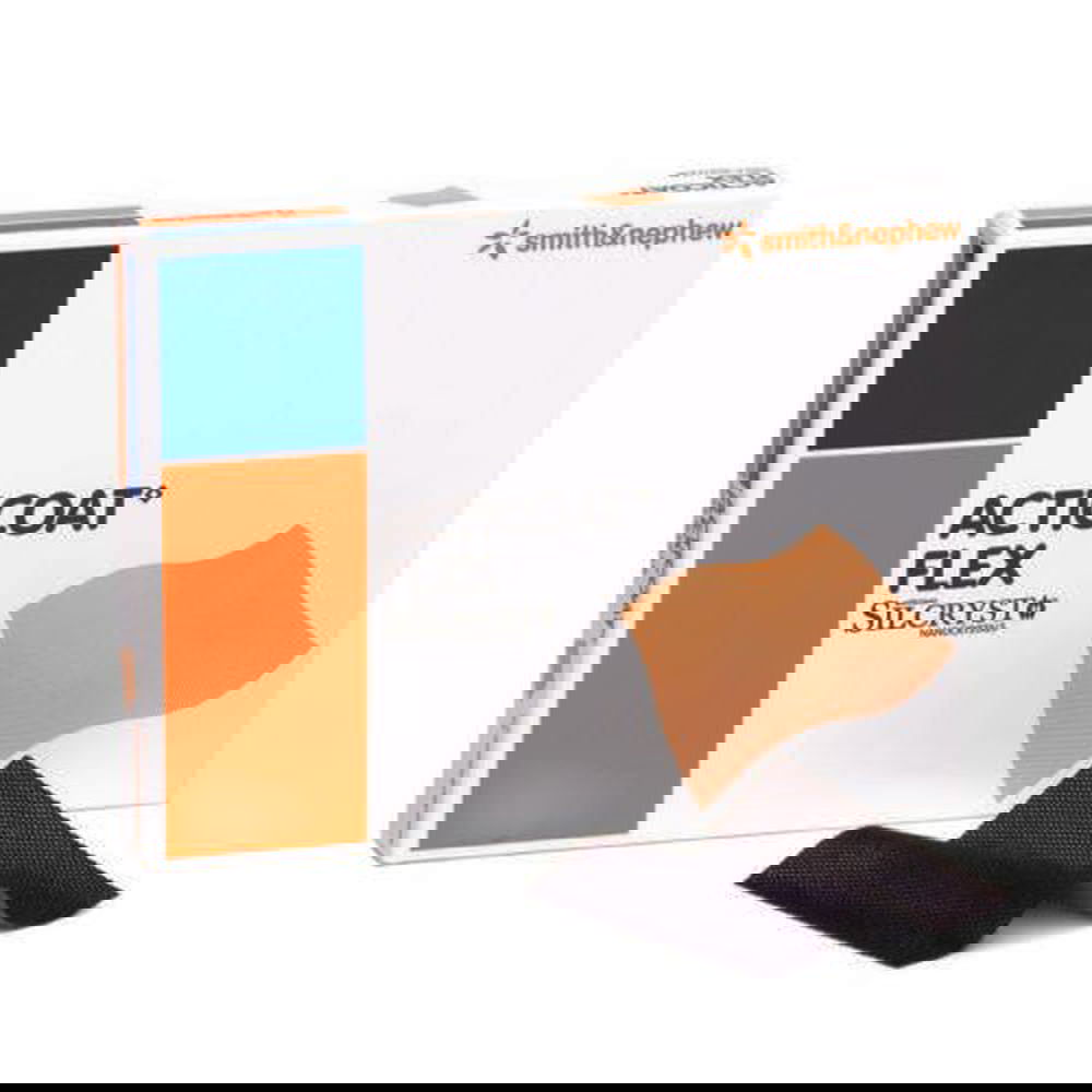 Acticoat Flex 3 Silver Coated Antimicrobial Dressings 10cm x 10cm x 12 - Smith & Nephew EasyMeds Pharmacy