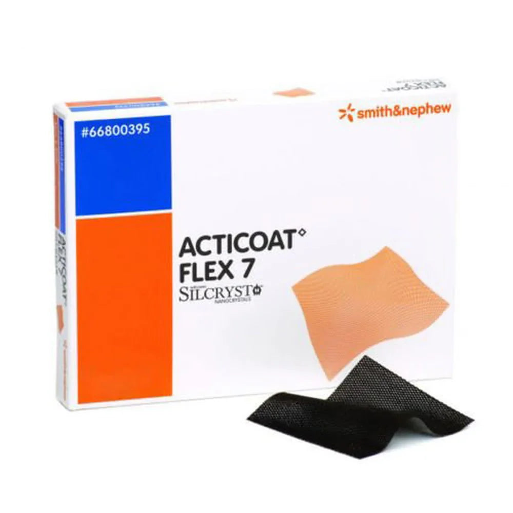 Acticoat Flex 7 Silver Coated Antimicrobial Dressings 15cm x 15cm x 5 - Smith & Nephew EasyMeds Pharmacy