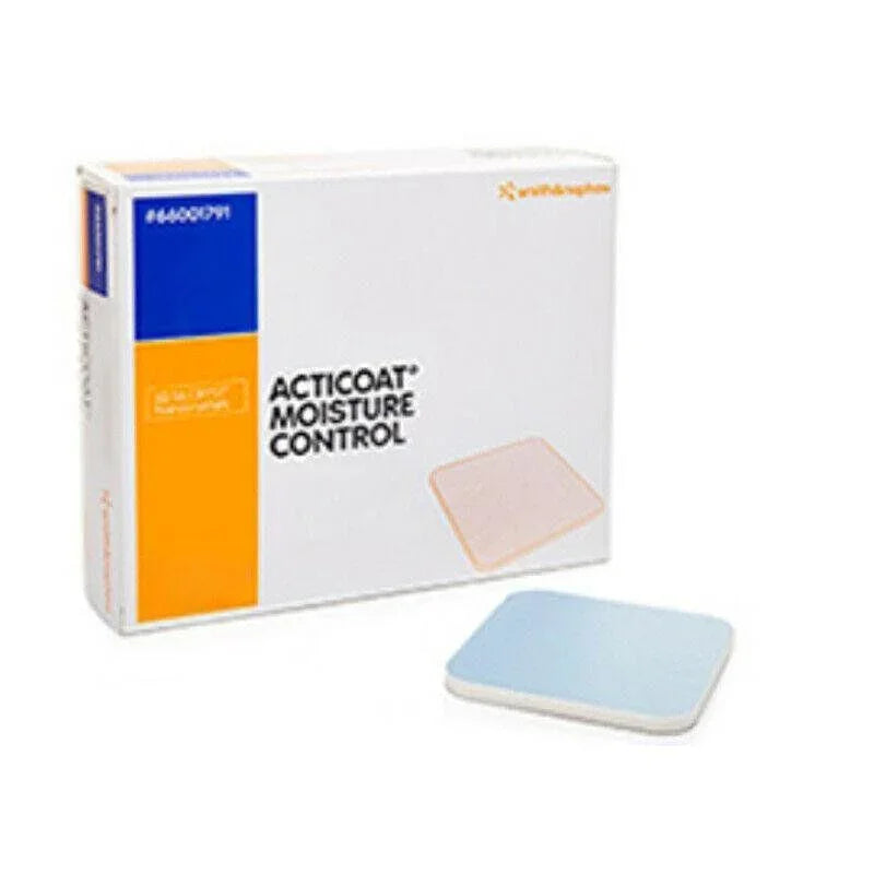 Acticoat Moisture Control Silver Antimicrobial Dressing 5cm x 5cm x 10 - Smith & Nephew EasyMeds Pharmacy
