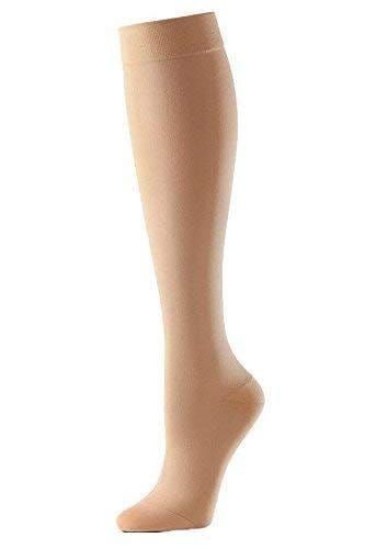Actilymph Class 2 Standard Below Knee Closed Toe Compression Stockings Large Sand - Actilymph EasyMeds Pharmacy