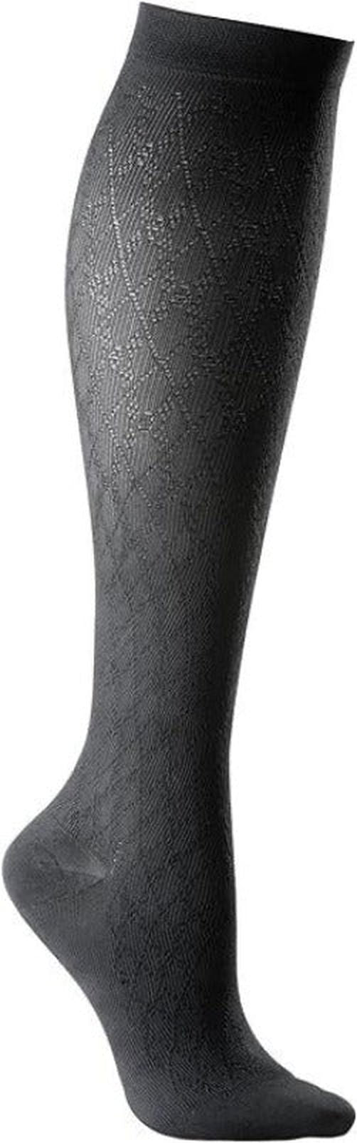 Activa Class 1 Unisex Patterned Support Socks Black Large - L&R Medical Uk Ltd EasyMeds Pharmacy
