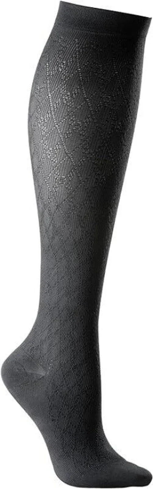 Activa Class 1 Unisex Patterned Support Socks Black Large - L&R Medical Uk Ltd EasyMeds Pharmacy