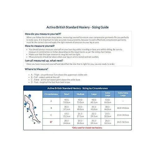 Activa Hosiery Kit Below Knee Stocking and Liner Large - Activa EasyMeds Pharmacy
