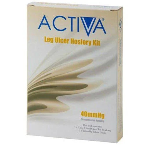 Activa Leg Ulcer Hoisery Kit Black Small 40mmHg x 1 - Activa EasyMeds Pharmacy
