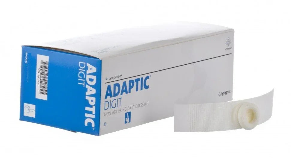Adaptic Digit Non Adhering Finger Dressing Medium 2.4cm x 10 - Systagenix EasyMeds Pharmacy