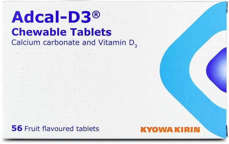 Adcal-D3 Chewable Tablets Fruit Flavoured x 56 -   Kyowa Kirin EasyMeds Pharmacy
