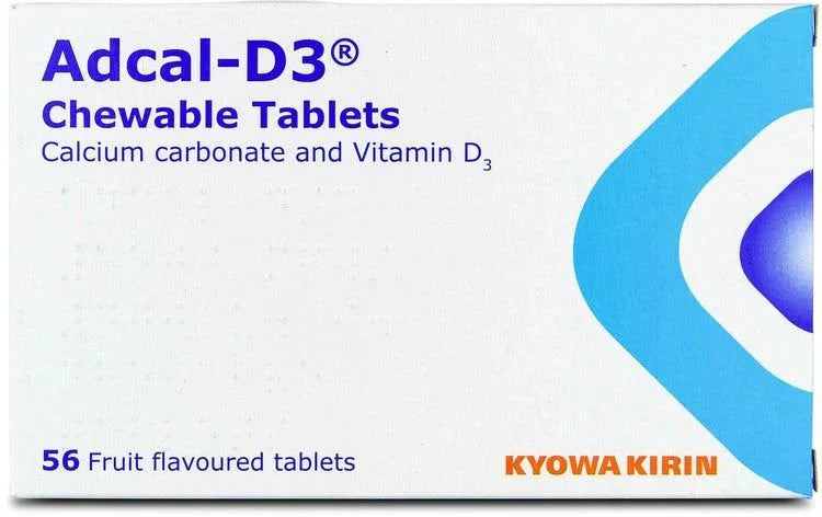Adcal-D3 Chewable Tablets Fruit Flavoured x 56 - Kyowa Kirin EasyMeds Pharmacy