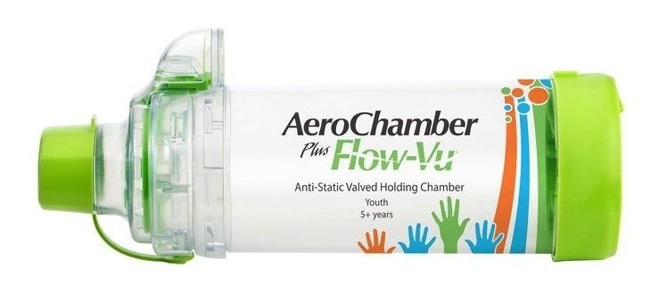 AeroChamber Plus Flow-Vu Anti-Static Youth 5+ Years - AeroChamber Plus EasyMeds Pharmacy