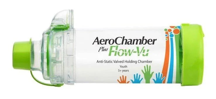 AeroChamber Plus Flow-Vu Anti-Static Youth 5+ Years - AeroChamber Plus EasyMeds Pharmacy