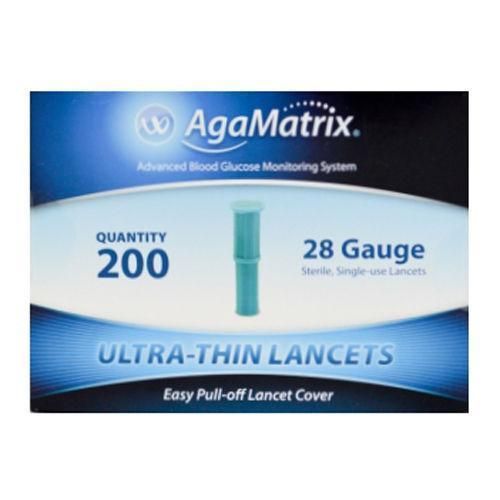 AgaMatrix Ultra-Thin Lancets 28G x 200 -   AgaMatrix EasyMeds Pharmacy