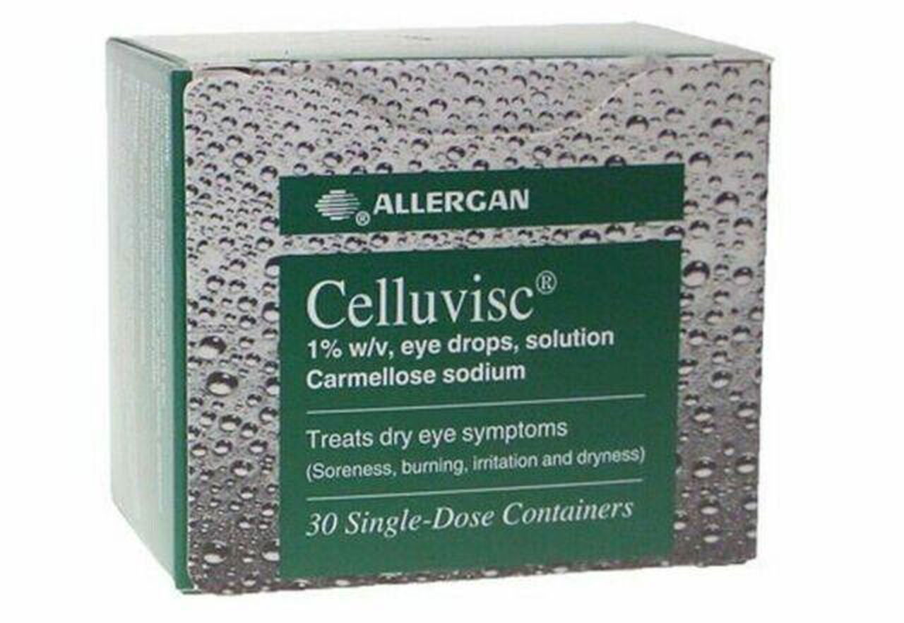 Allergan Celluvisc 1% Eye Drops Carmellose Solution x 30 Single Dose Units -   Allergan EasyMeds Pharmacy