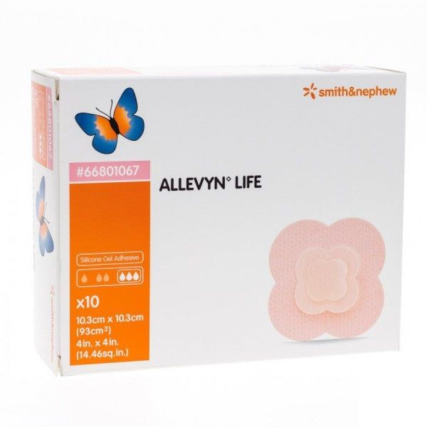 Allevyn Life Silicone Foam Dressings 10.3cm x 10.3cm | Hydrocellular - Allevyn EasyMeds Pharmacy