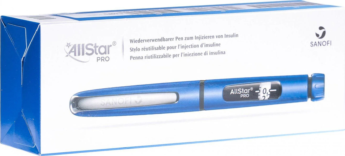 Allstar Pro Reusable Pen Device - Blue - Sanofi EasyMeds Pharmacy