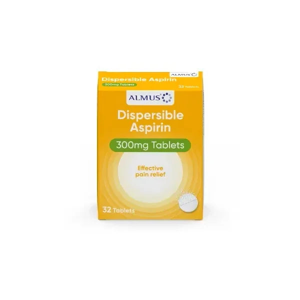 Almus Aspirin 300mg Dispersible Tablets | Pack of 32