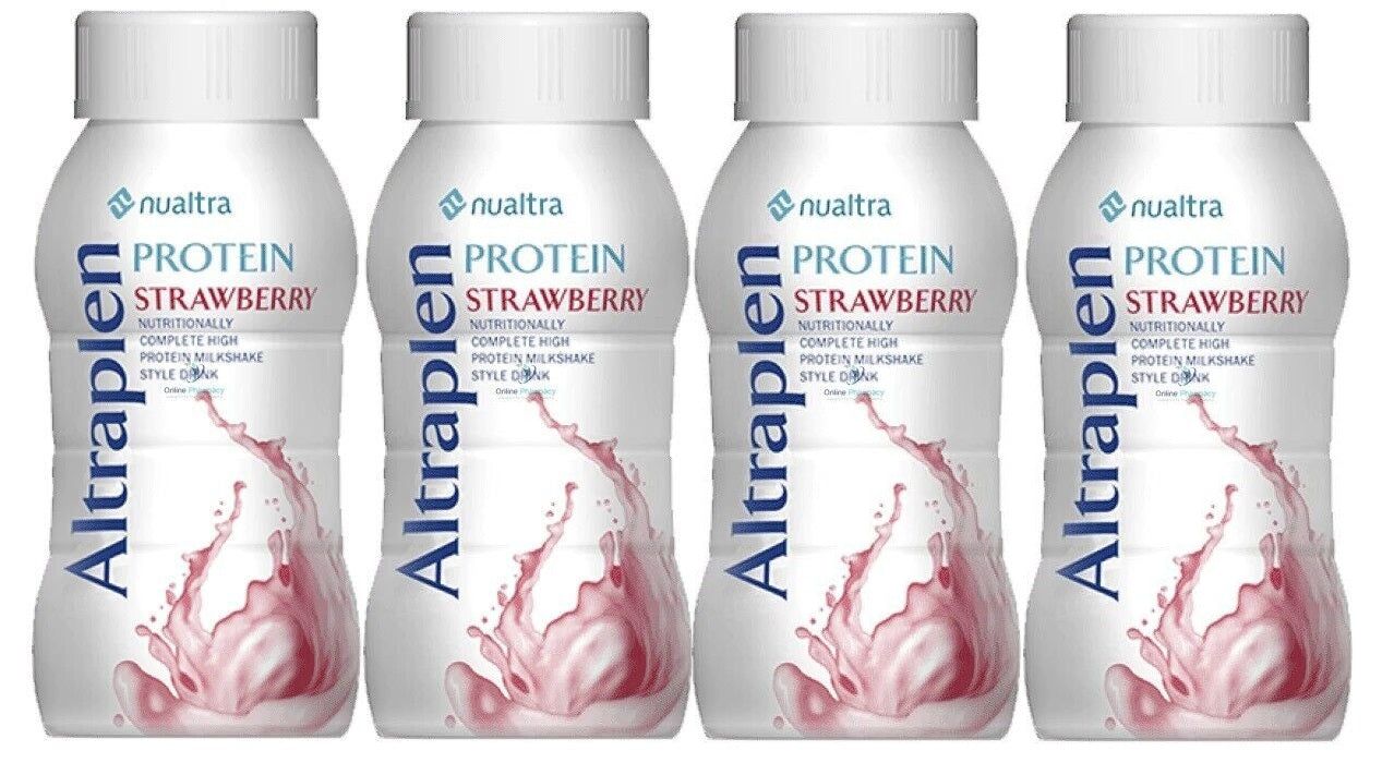 Altraplen Protein Strawberry (4 x 200ml) -   Nualtra EasyMeds Pharmacy