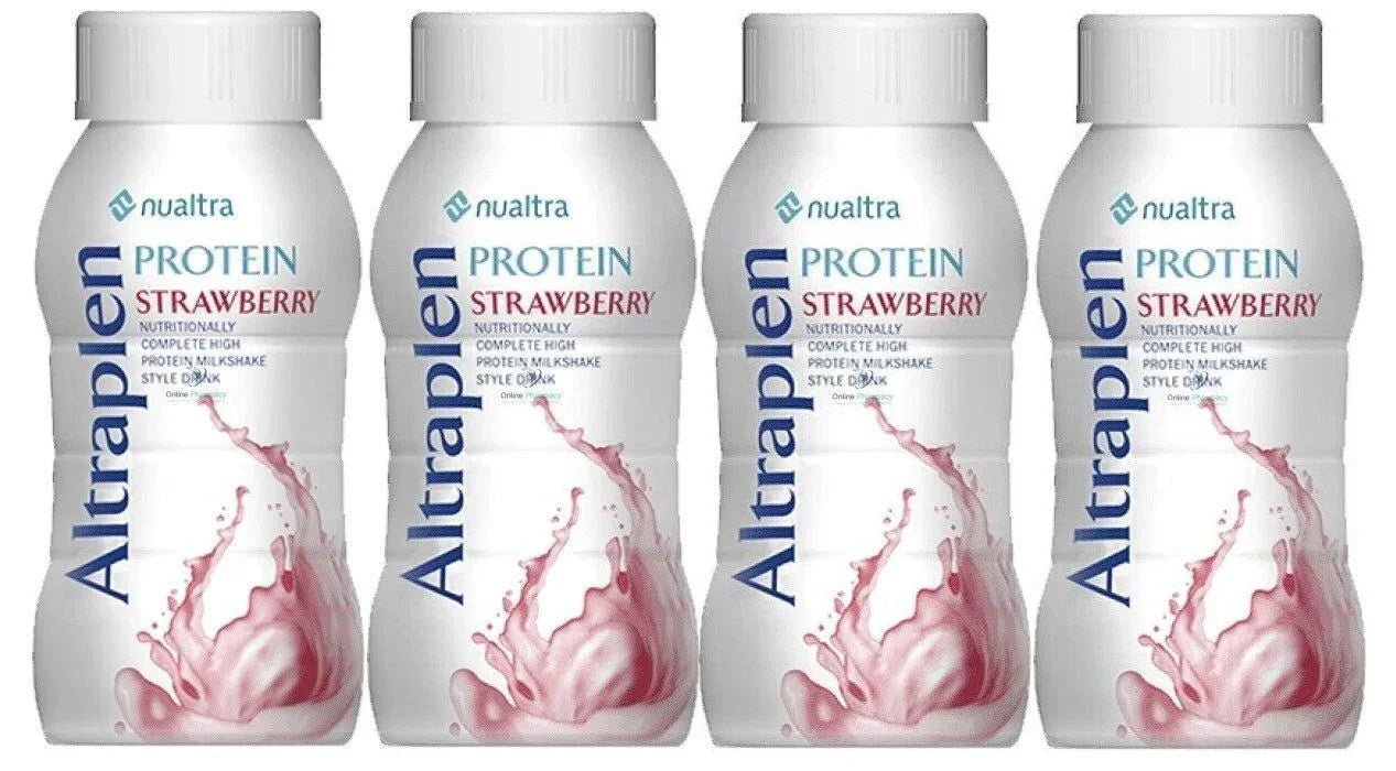 Altraplen Protein Strawberry (4 x 200ml) - Nualtra EasyMeds Pharmacy
