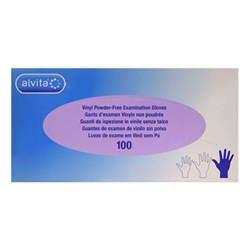 Alvita / Unicare / Mckinnon Vinyl Powder Gloves x 100 - Alvita EasyMeds Pharmacy